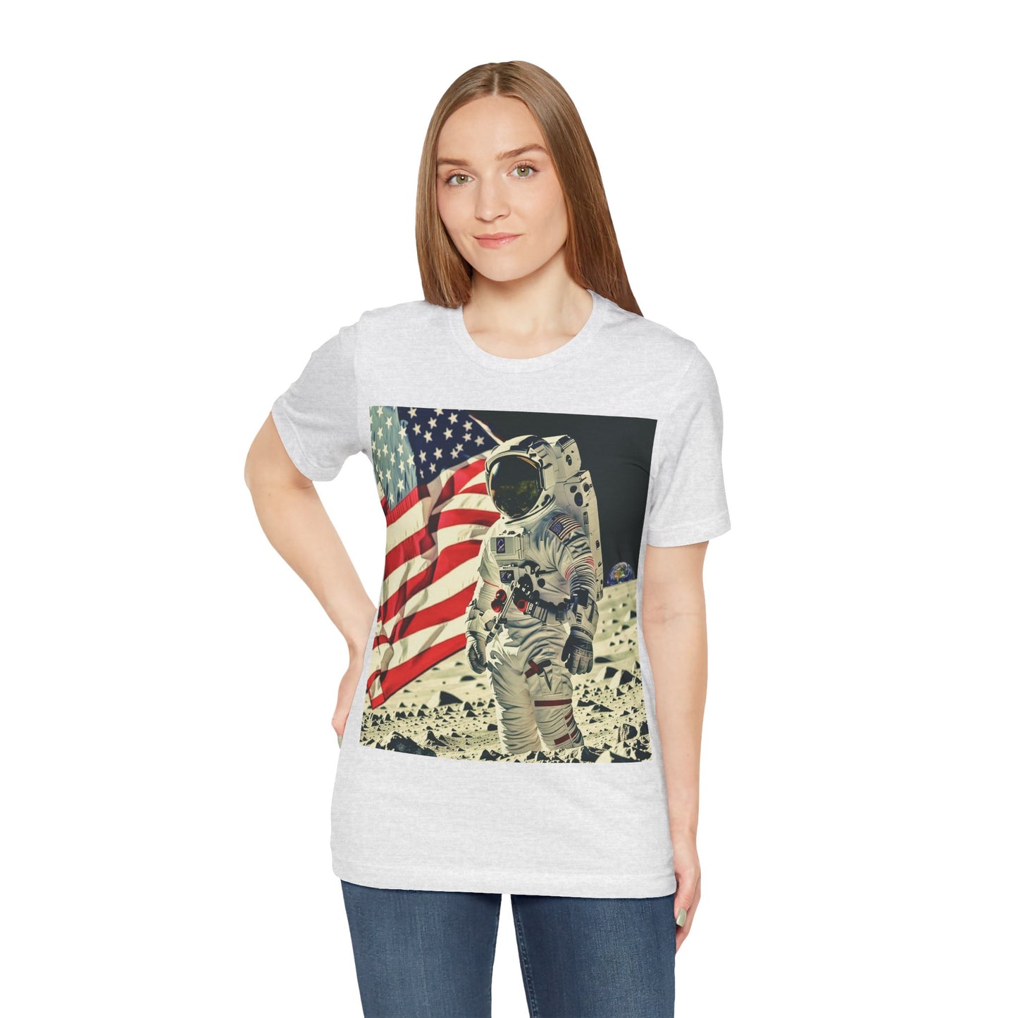 Astronaut On Moon Tee
