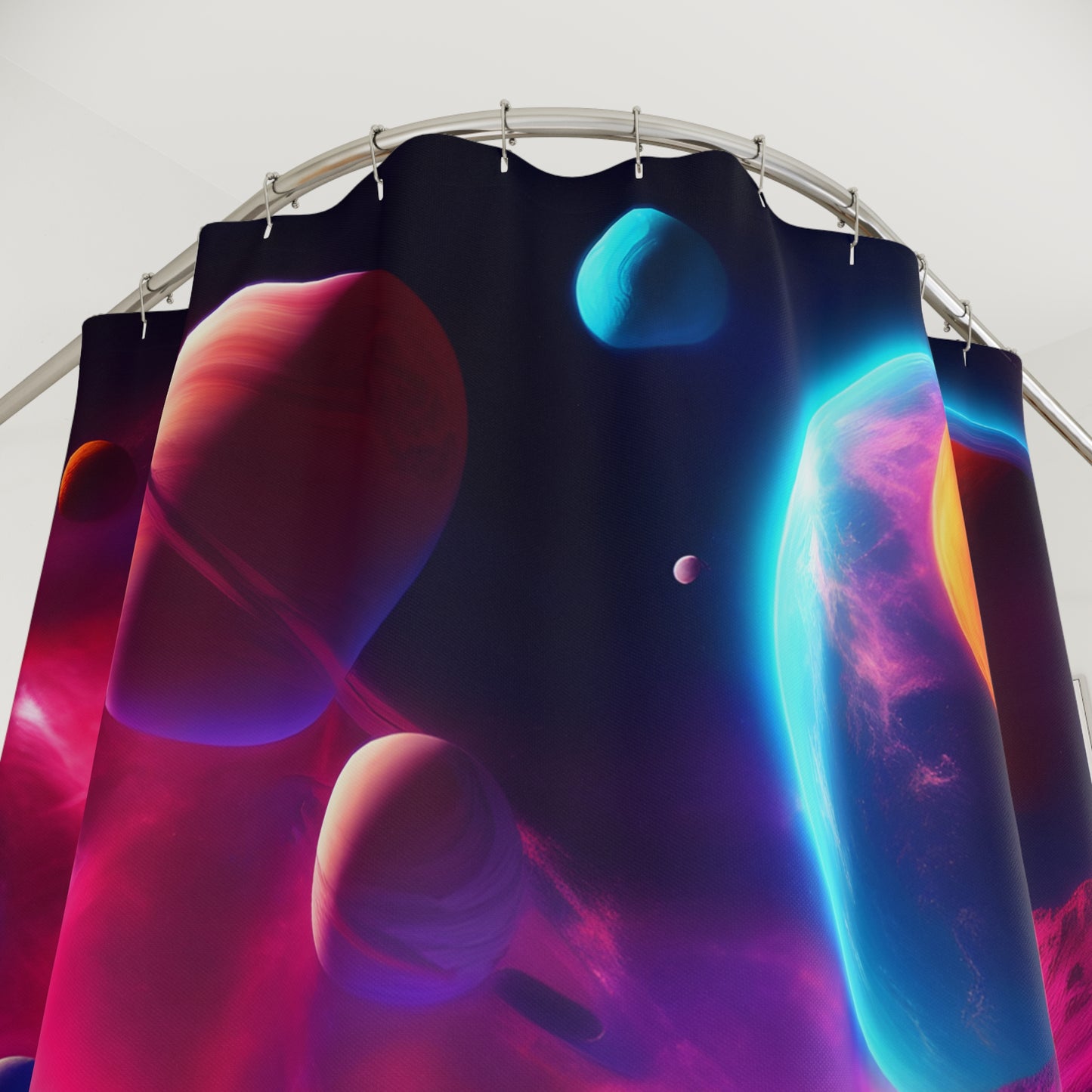 Cosmic Oasis Shower Curtain