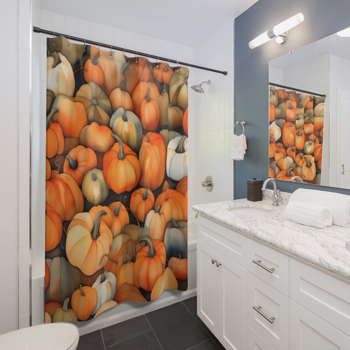 Pumpkin Shower Curtain