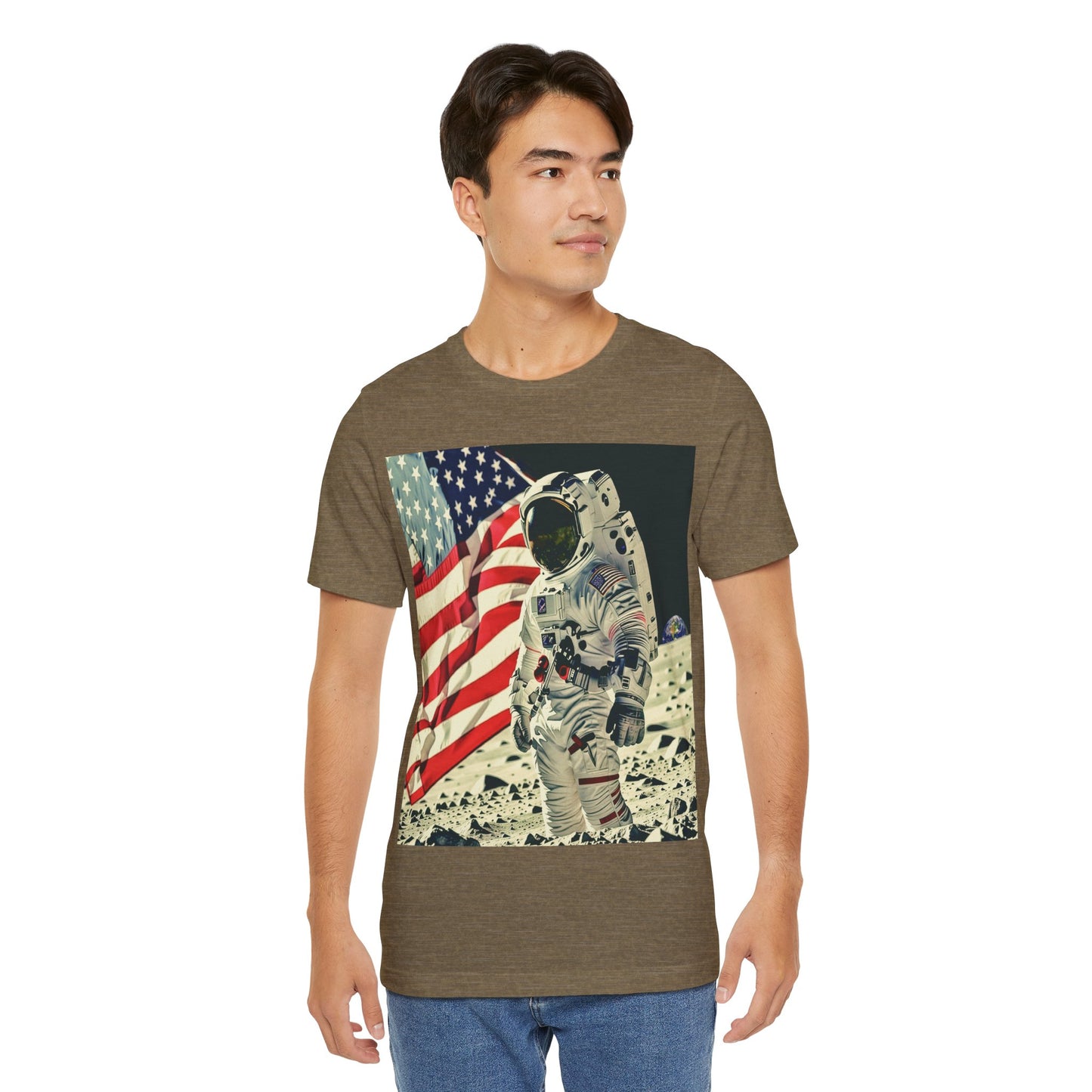 Astronaut On Moon Tee