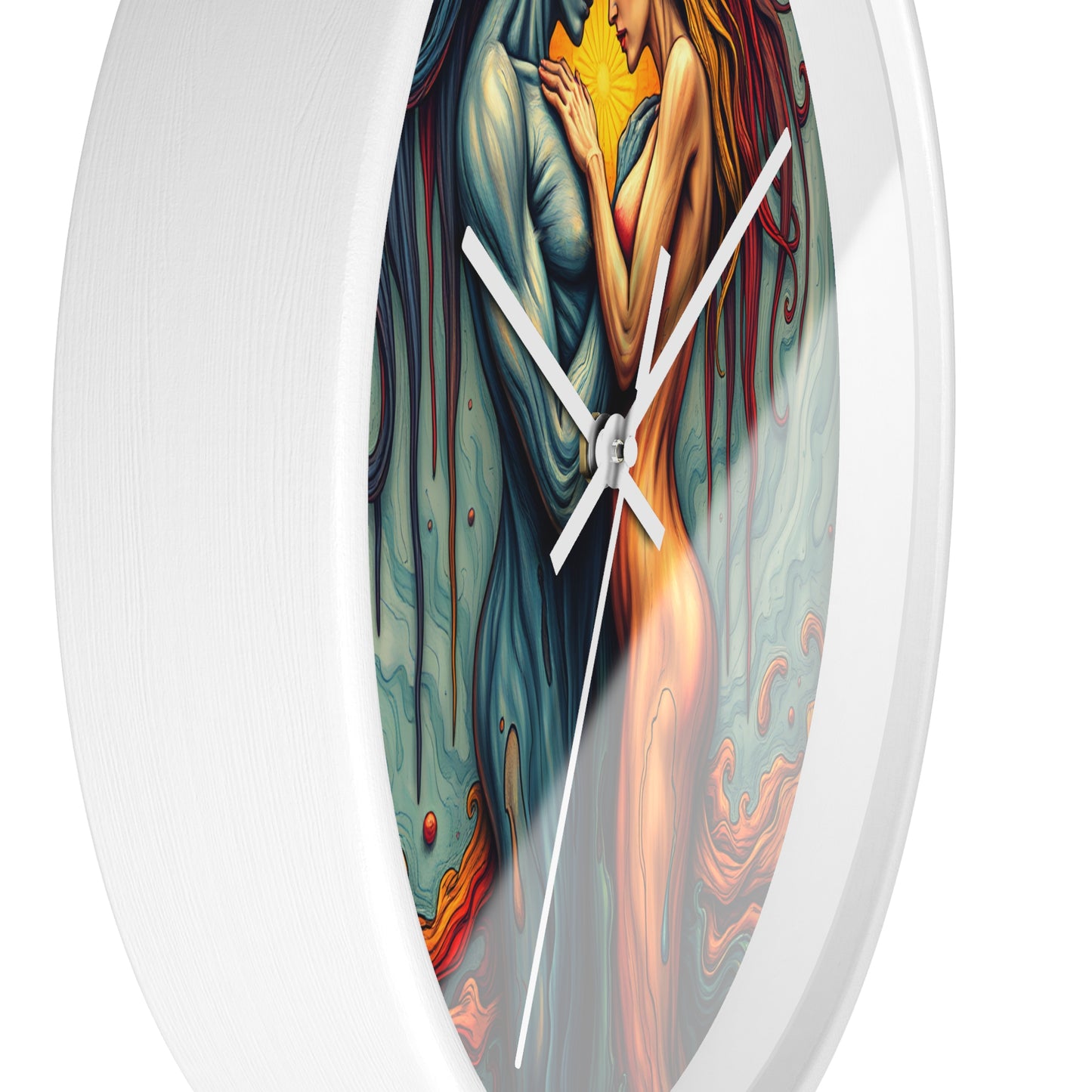 The Embrace Wall Clock