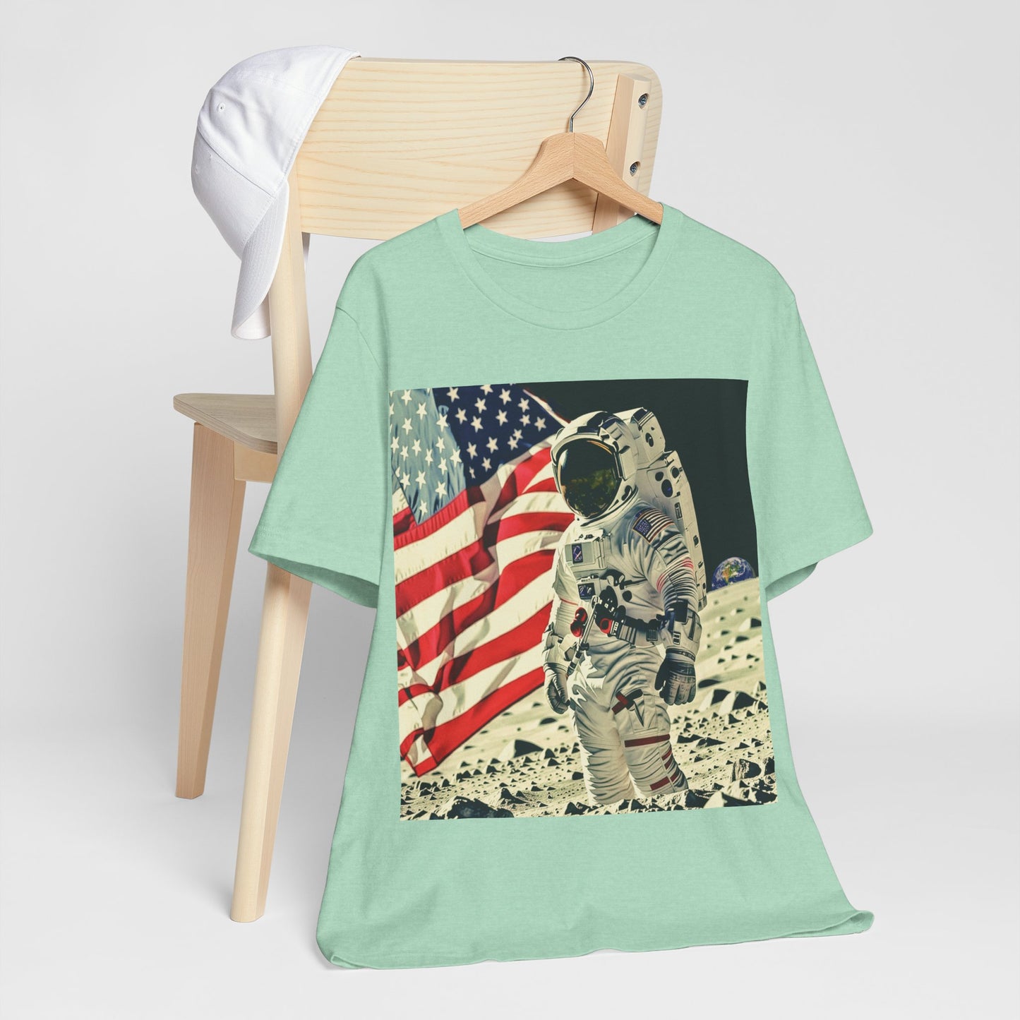 Astronaut On Moon Tee