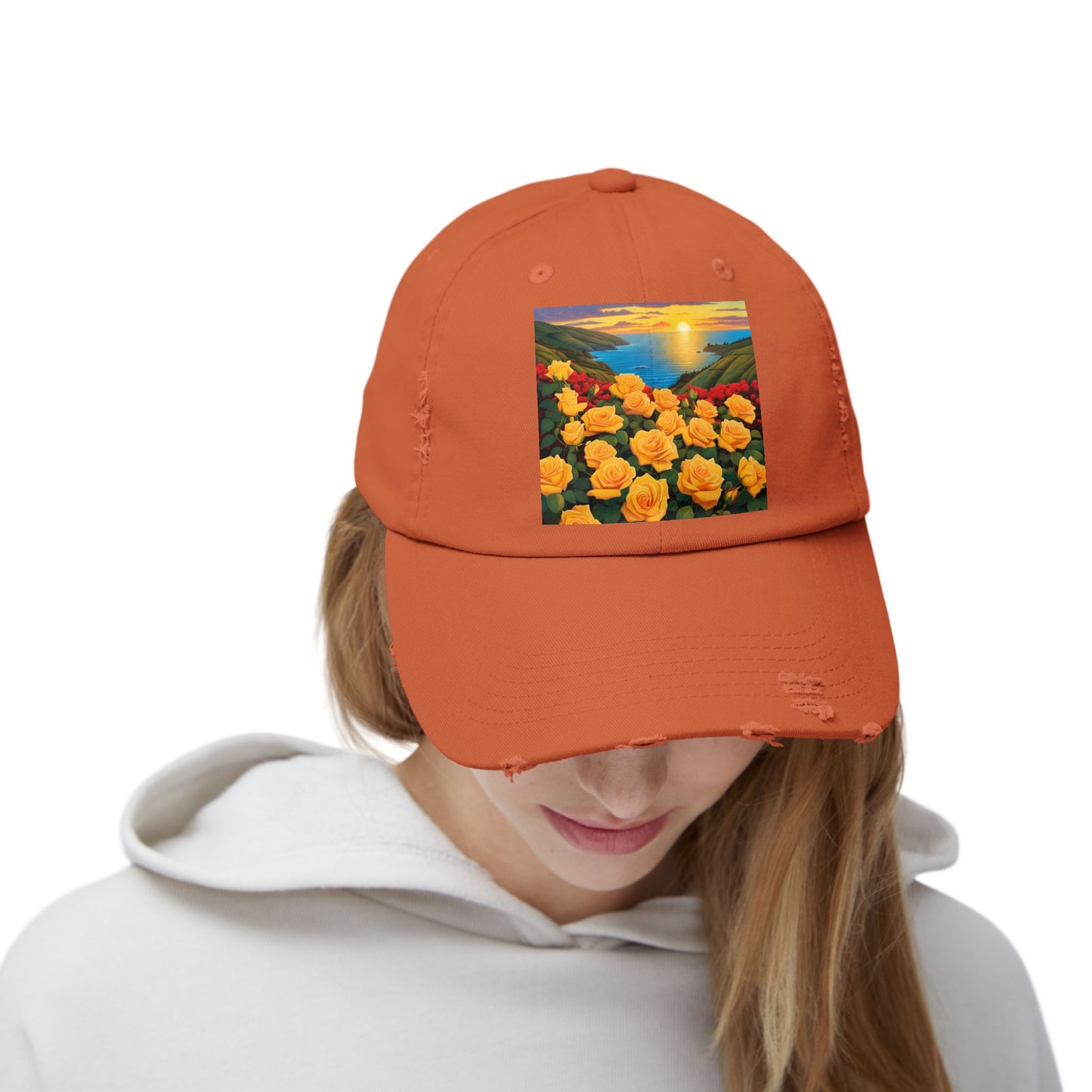 Yellow Rose Cap