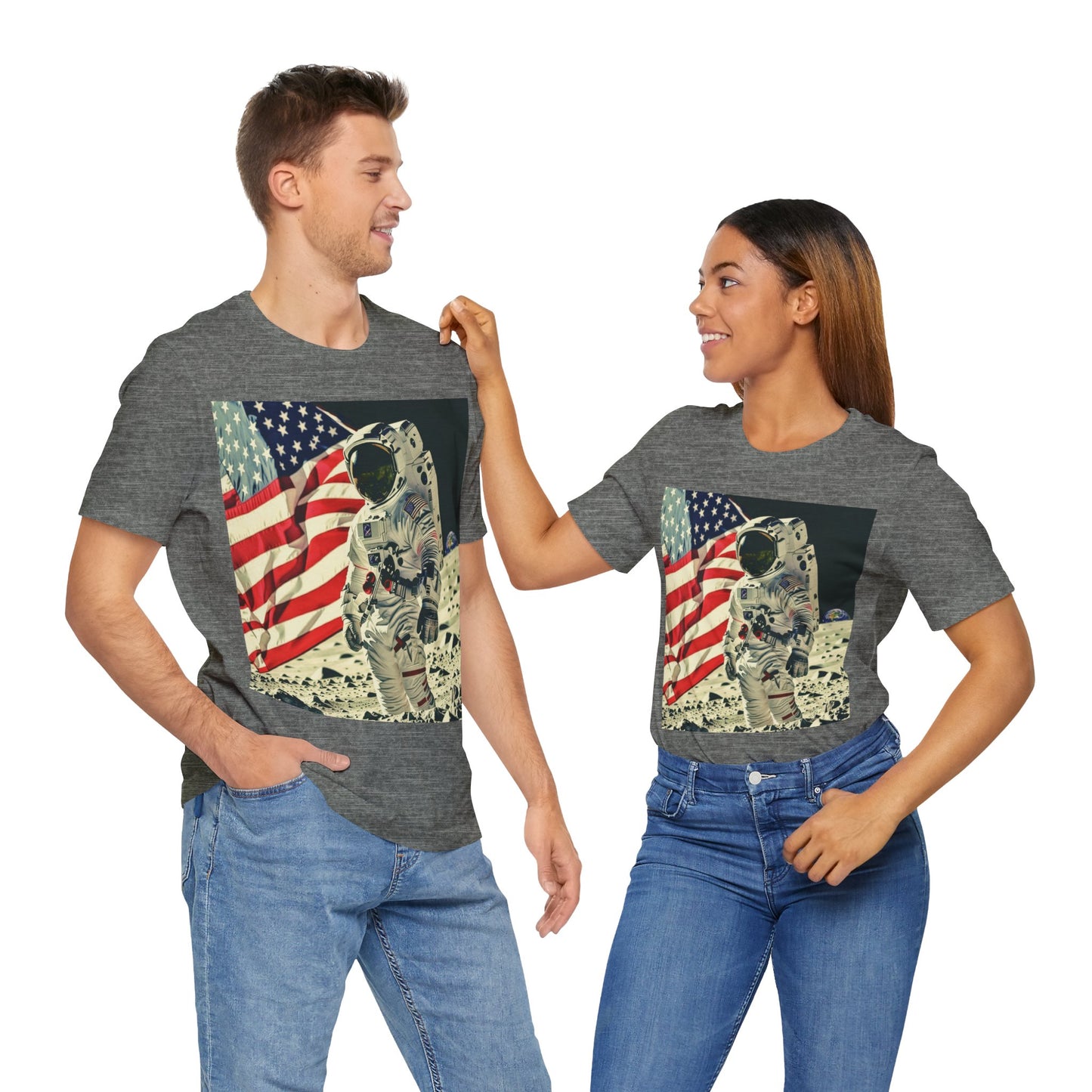 Astronaut On Moon Tee