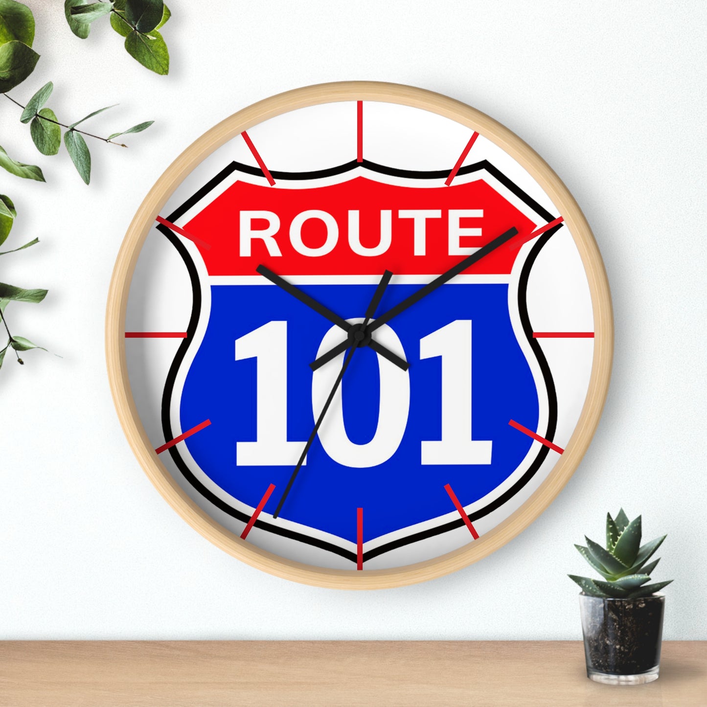 Route 101 Wall Clock