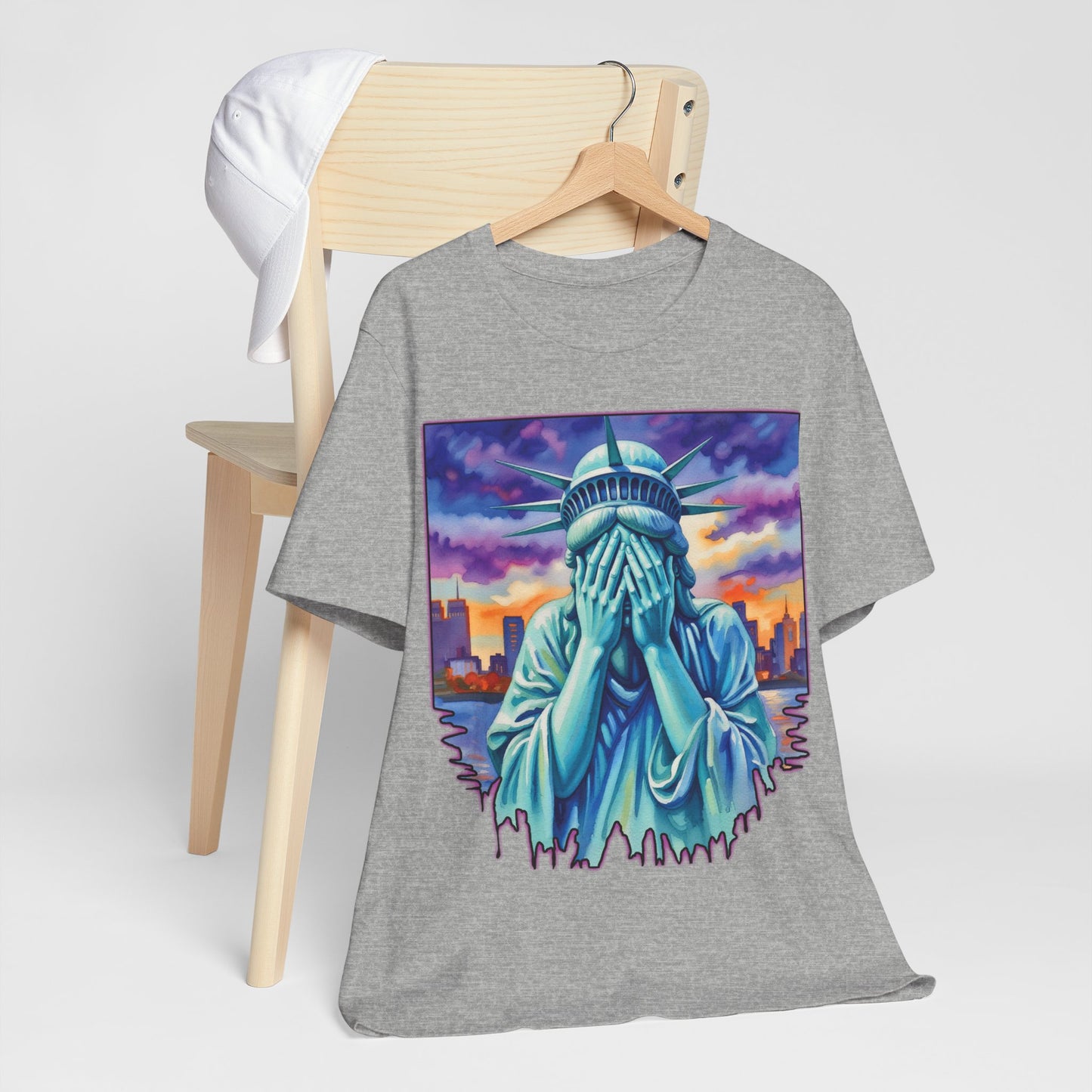 Lady Liberty Crying Tee