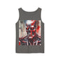 Cyborg Robot Skull Tank Top