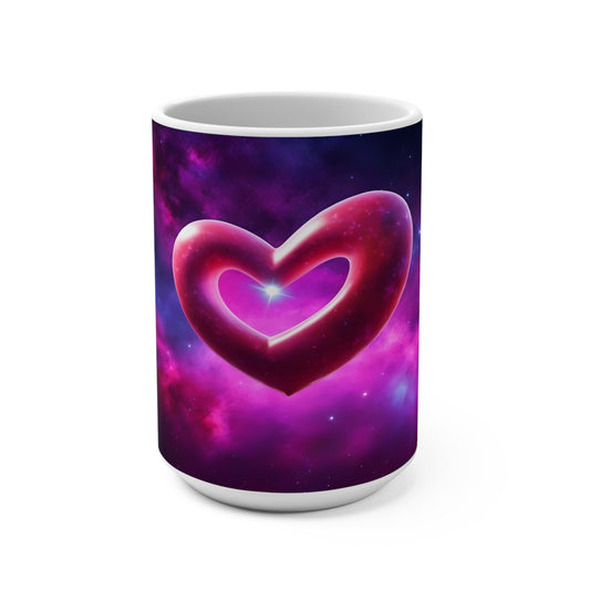 Floating Love Heart Mug 15oz