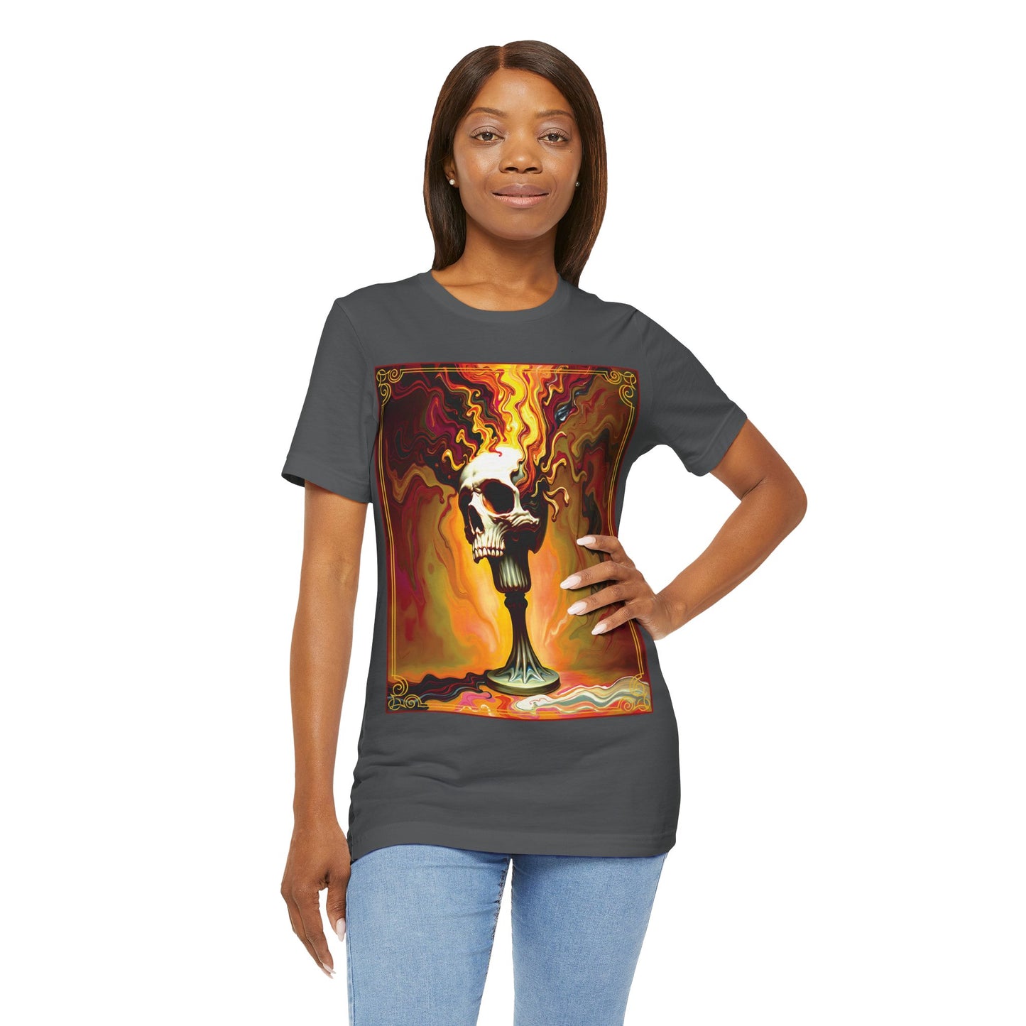 Colorful Exploding Skull Tee