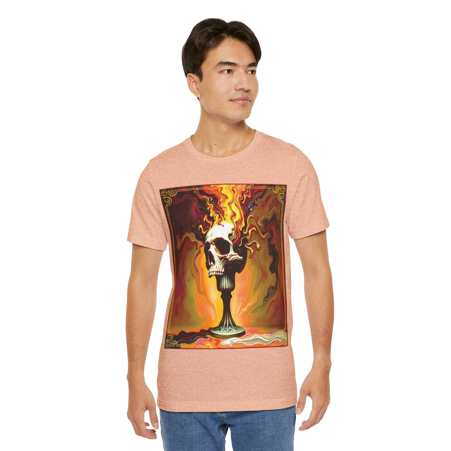 Colorful Exploding Skull Tee