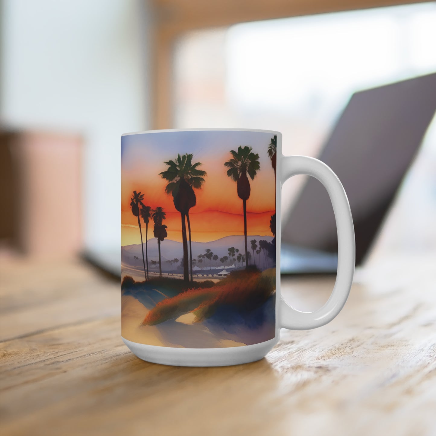 Sun Beach Mug 15oz