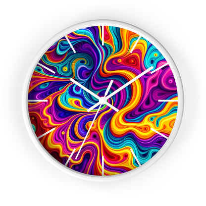 Psychedelic Wall Clock