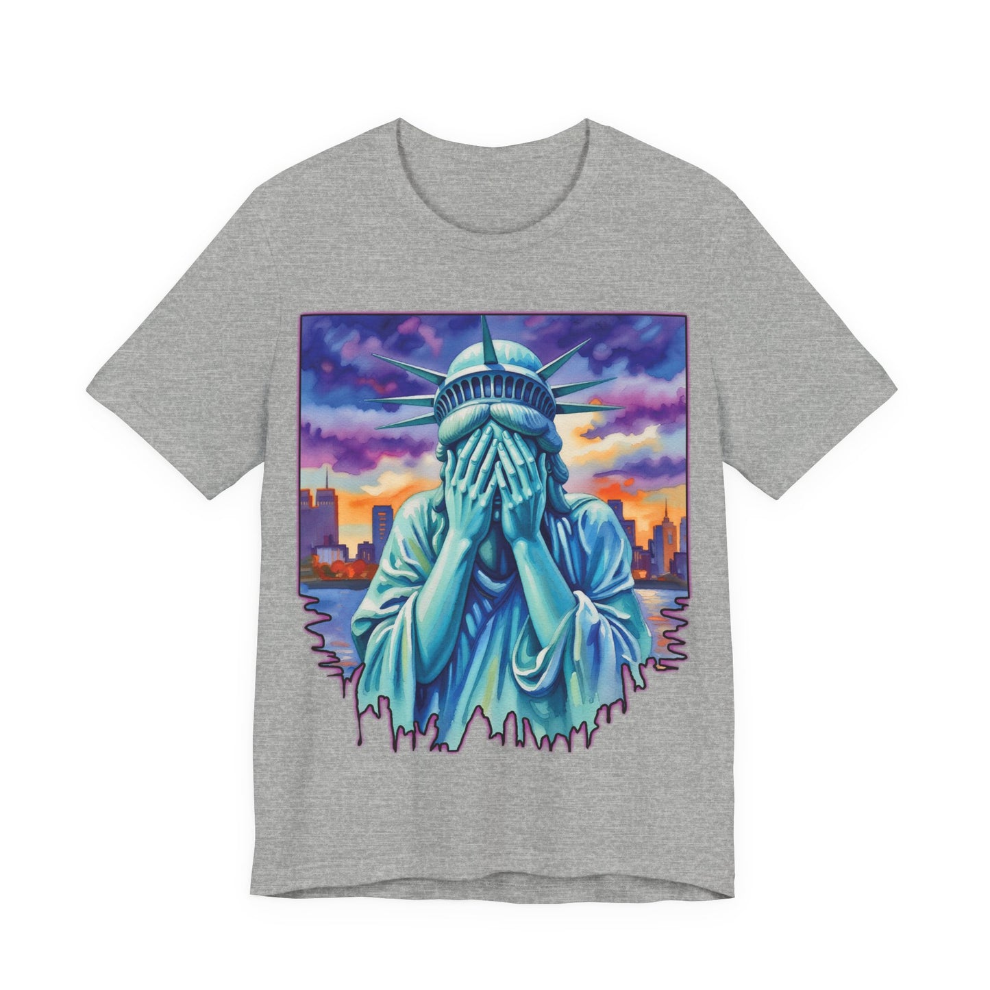 Lady Liberty Crying Tee