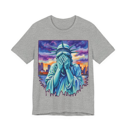 Lady Liberty Crying Tee