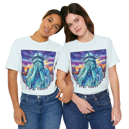 Lady Liberty Crying Tee