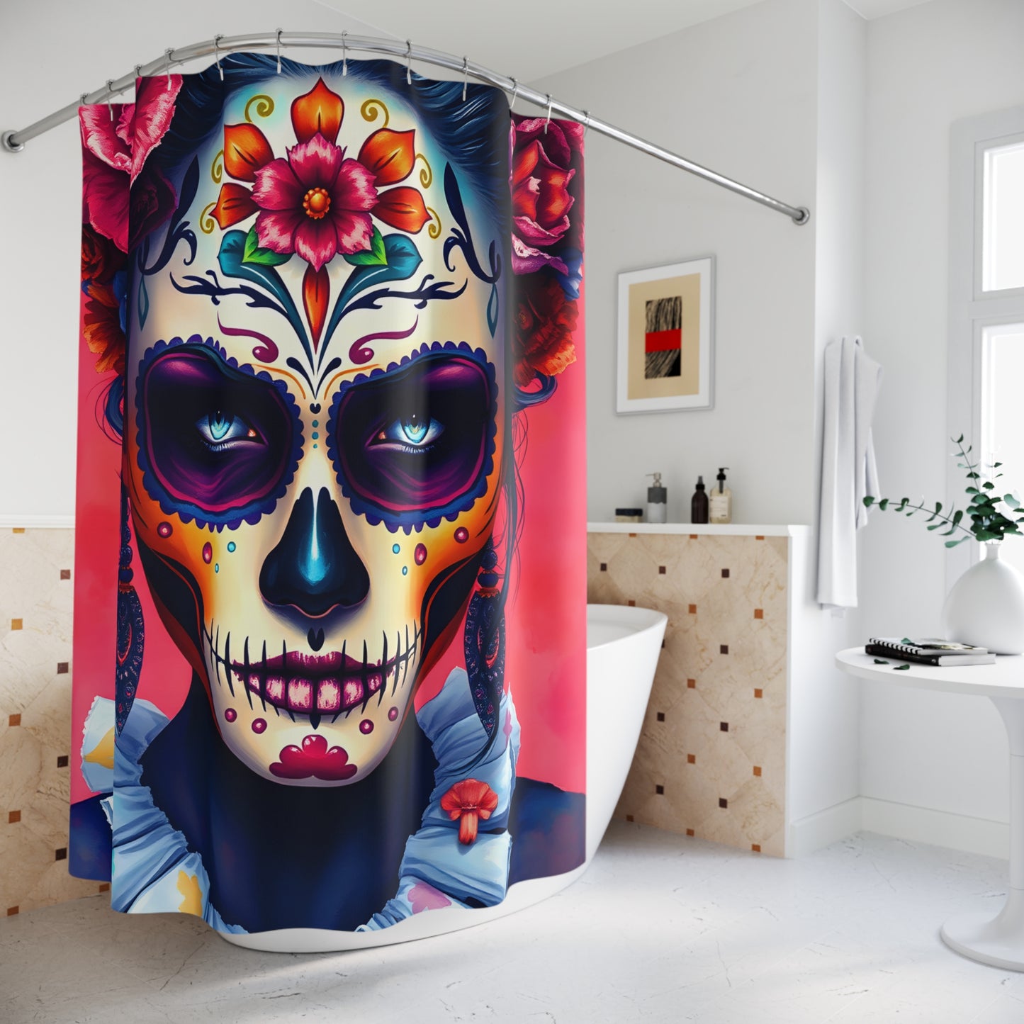 Day Of The Dead Shower Curtain