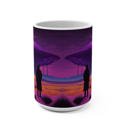 Purple Planet Mug 15oz