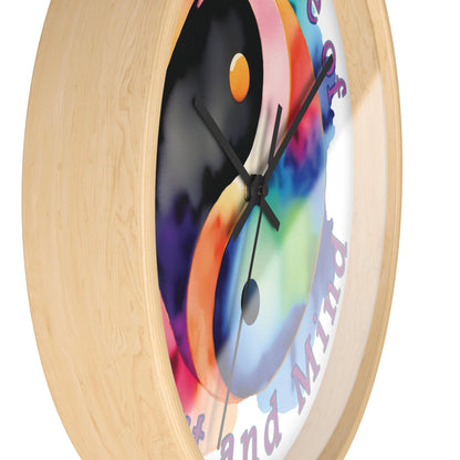 Yin Yang Wall Clock