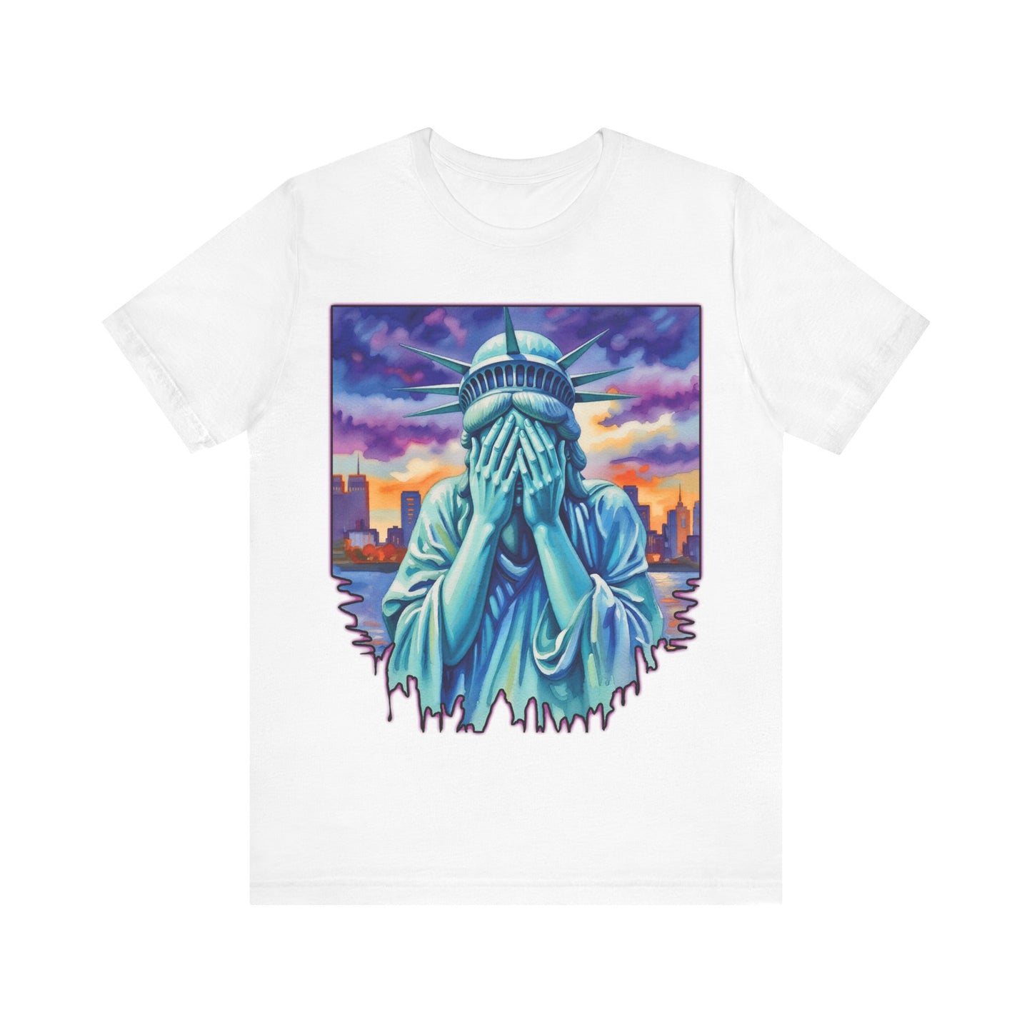 Lady Liberty Crying Tee