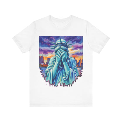 Lady Liberty Crying Tee