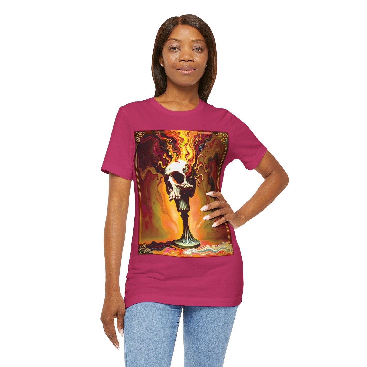 Colorful Exploding Skull Tee