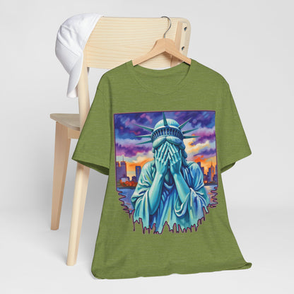 Lady Liberty Crying Tee