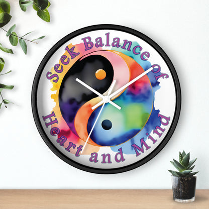 Yin Yang Wall Clock