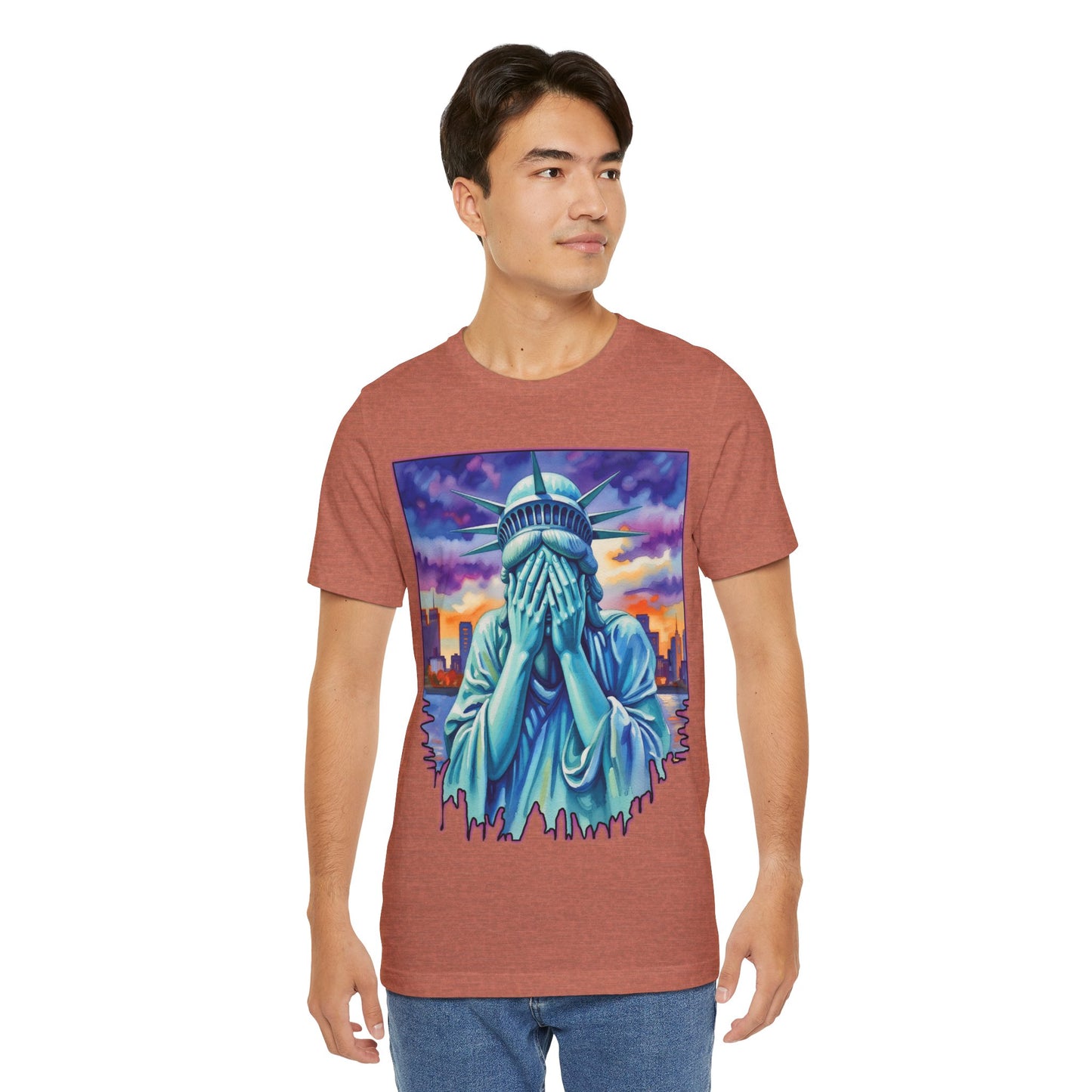 Lady Liberty Crying Tee