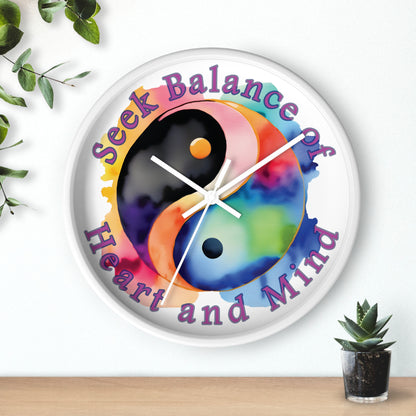 Yin Yang Wall Clock