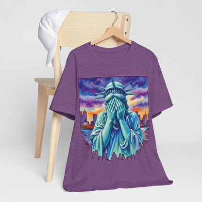 Lady Liberty Crying Tee