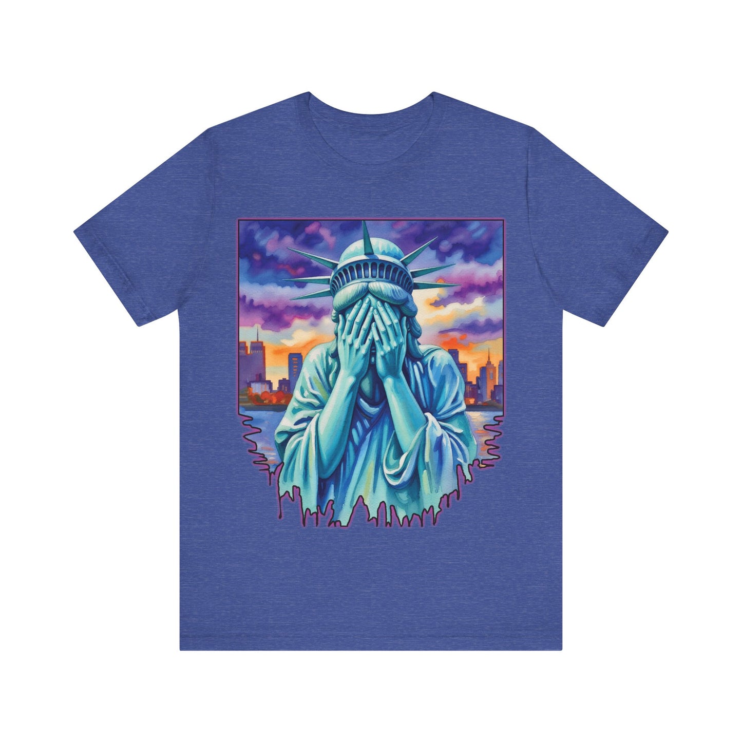 Lady Liberty Crying Tee