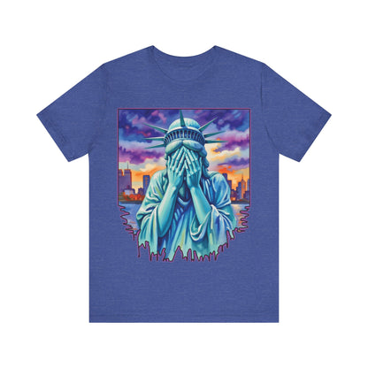 Lady Liberty Crying Tee
