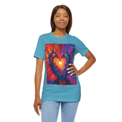 Colorful Heart Tee