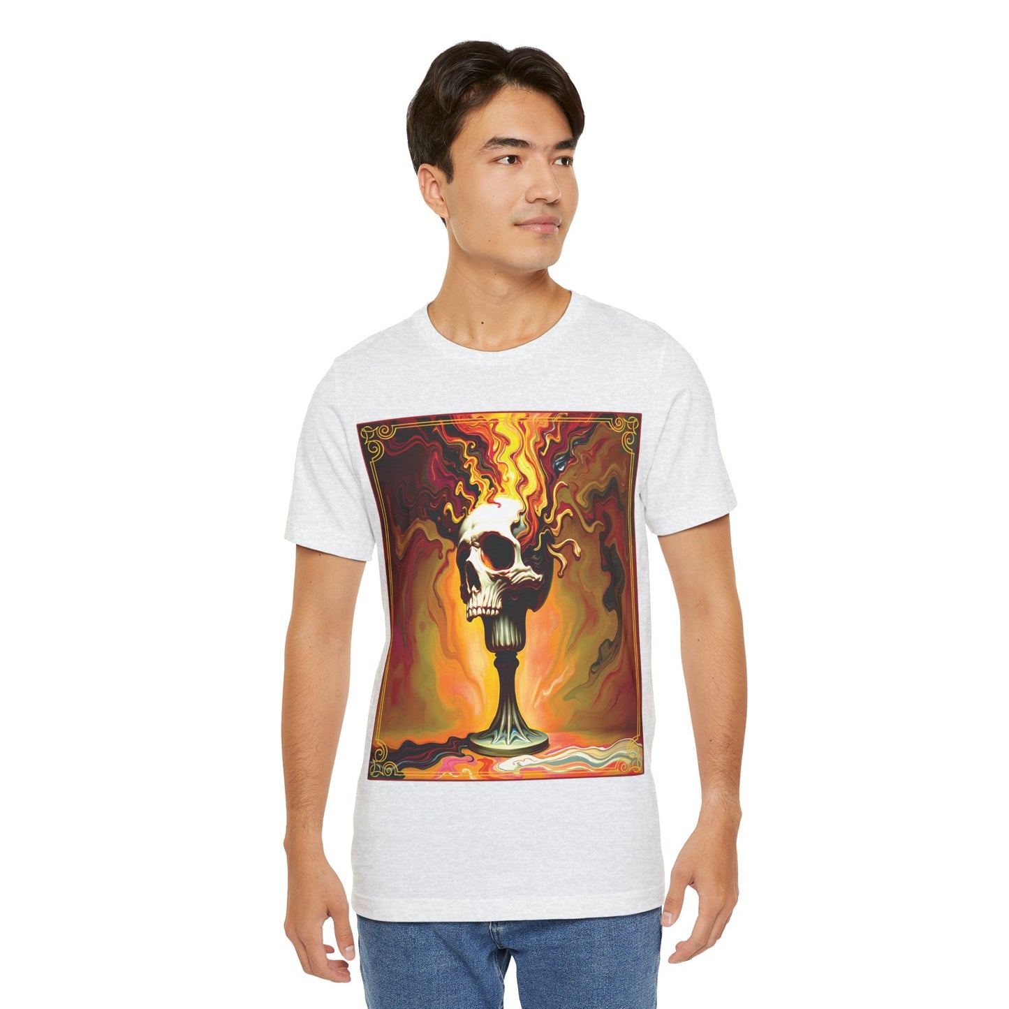 Colorful Exploding Skull Tee