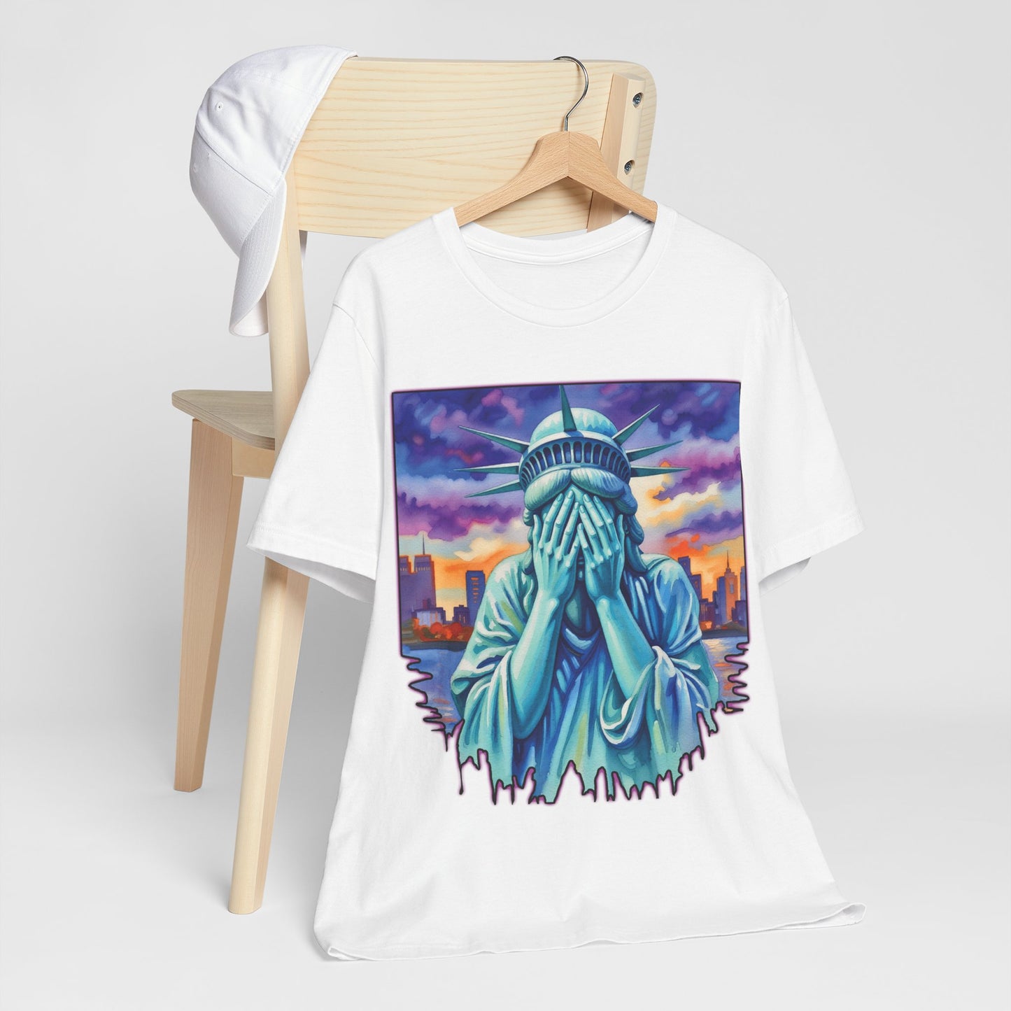 Lady Liberty Crying Tee
