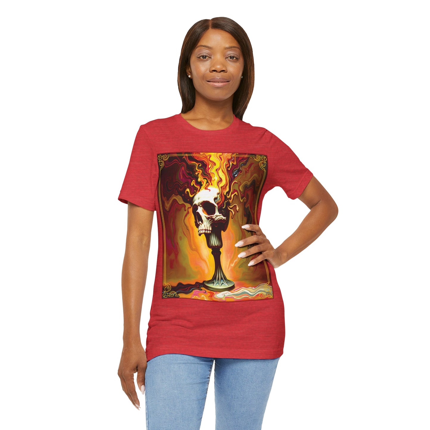 Colorful Exploding Skull Tee