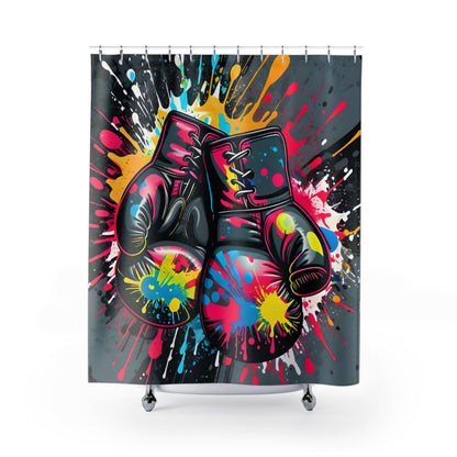 Boxing Glove Shower Curtain