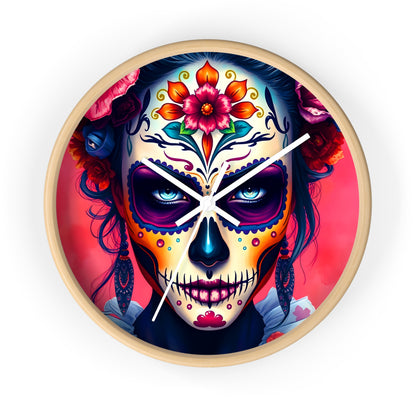 Day of the Dead Wall Clock