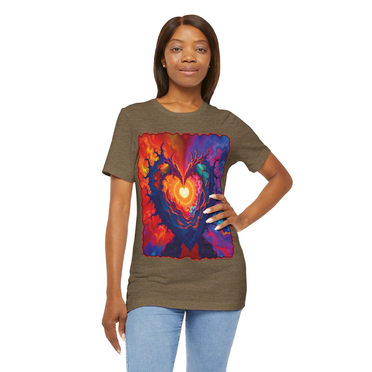 Colorful Heart Tee