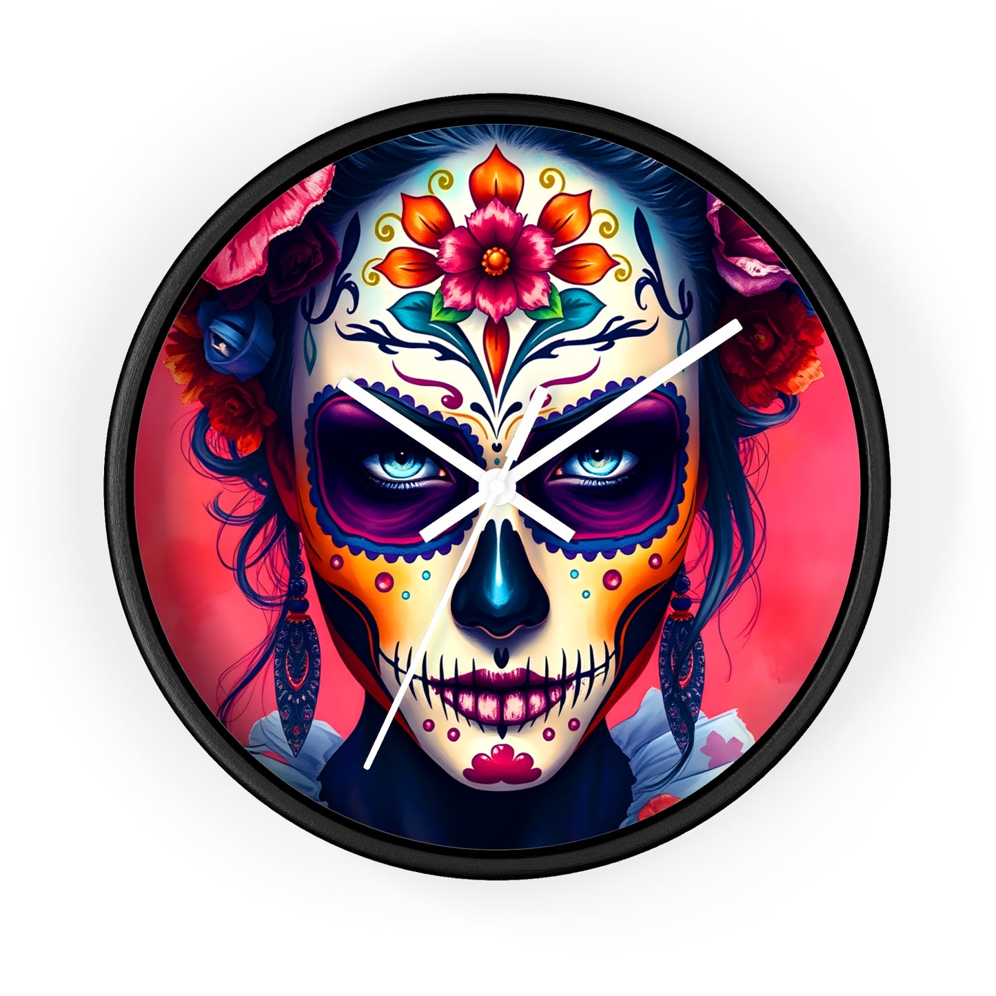 Day of the Dead Wall Clock