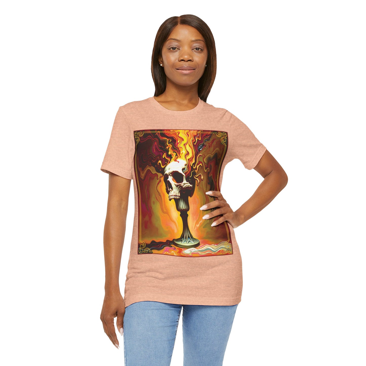 Colorful Exploding Skull Tee