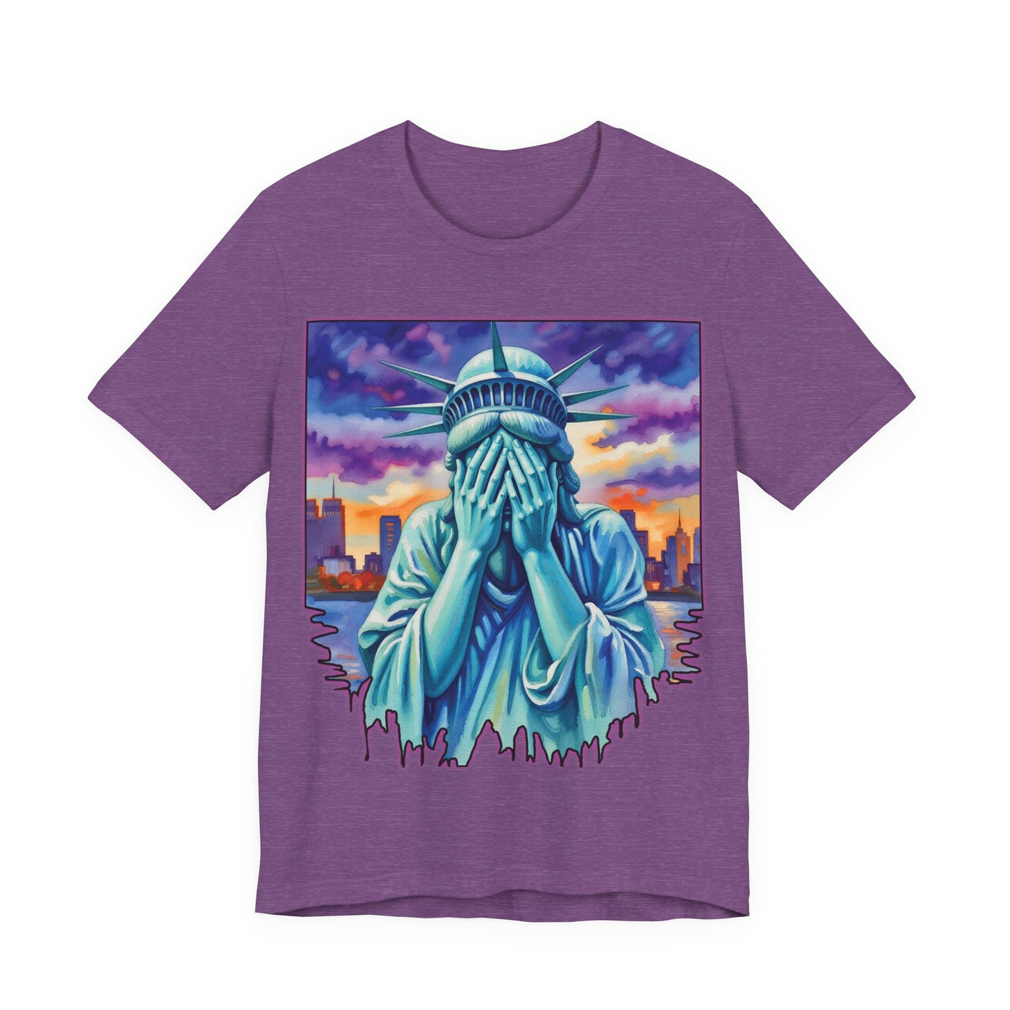 Lady Liberty Crying Tee
