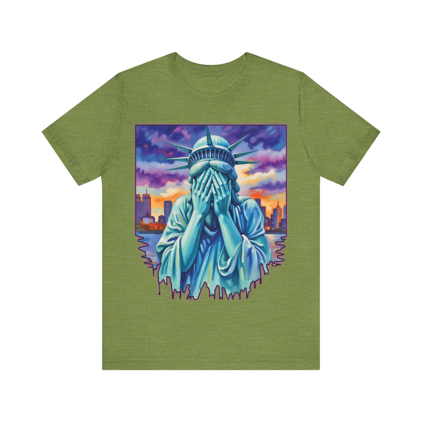 Lady Liberty Crying Tee