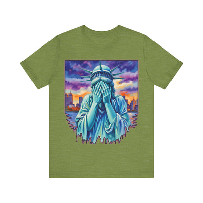 Lady Liberty Crying Tee