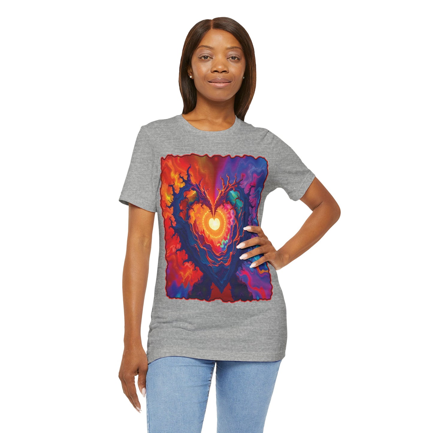 Colorful Heart Tee