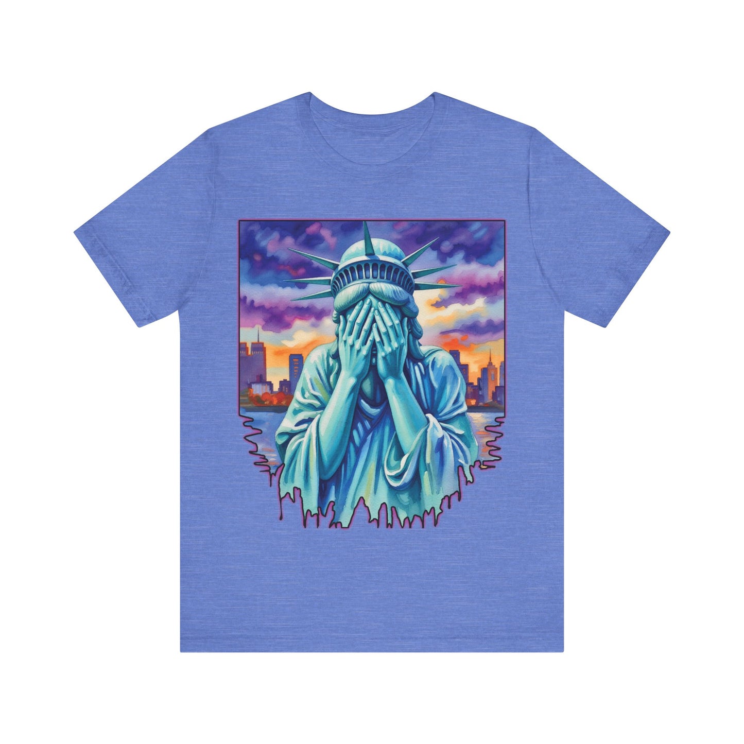 Lady Liberty Crying Tee