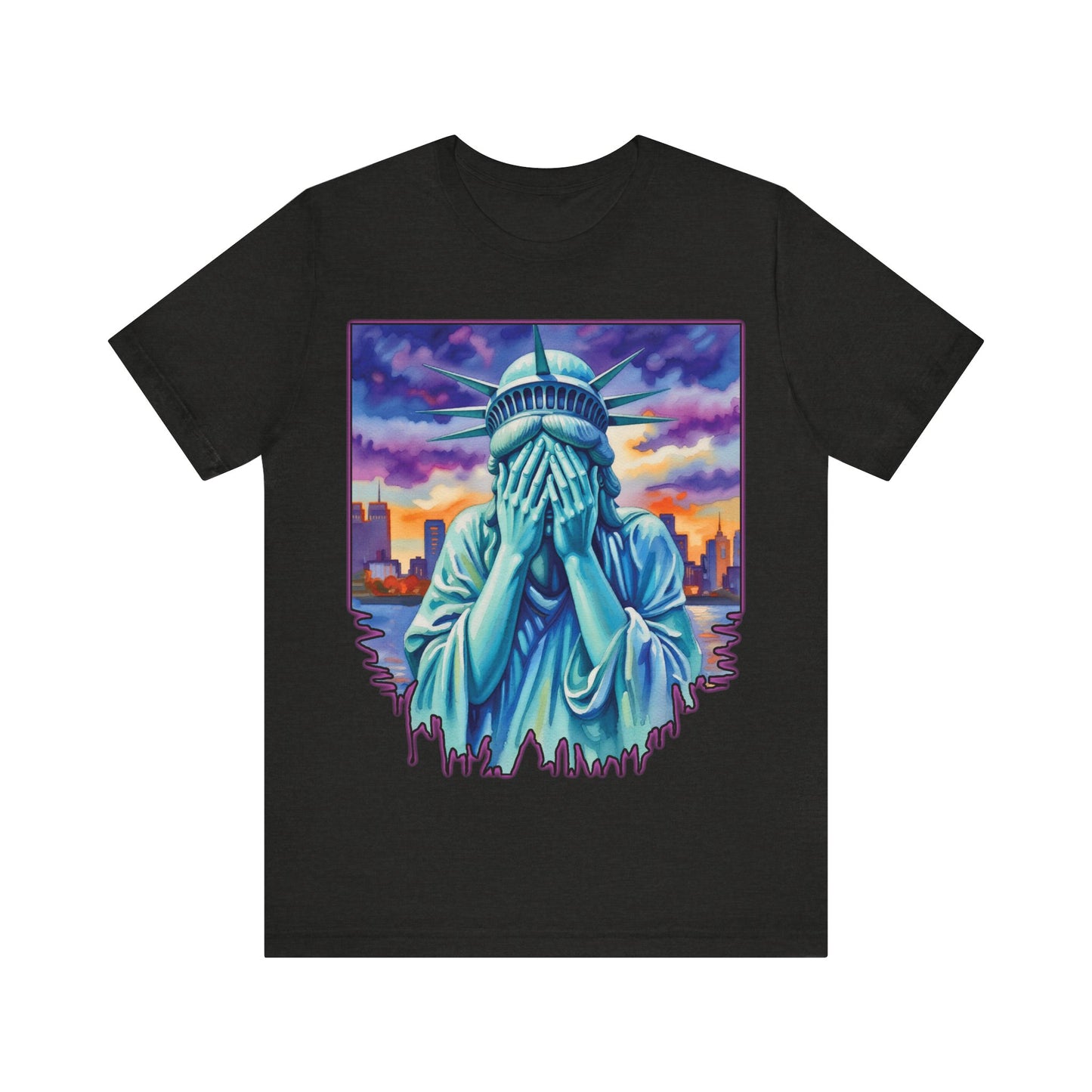 Lady Liberty Crying Tee