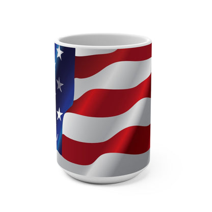 American Flag Mug 15oz