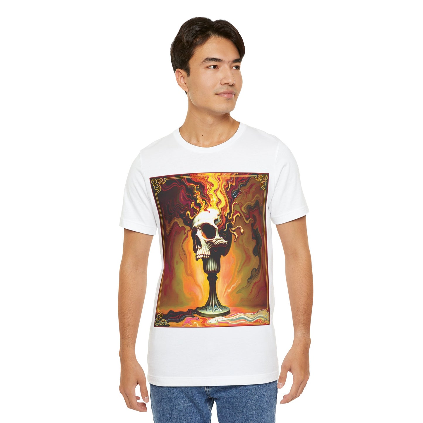Colorful Exploding Skull Tee