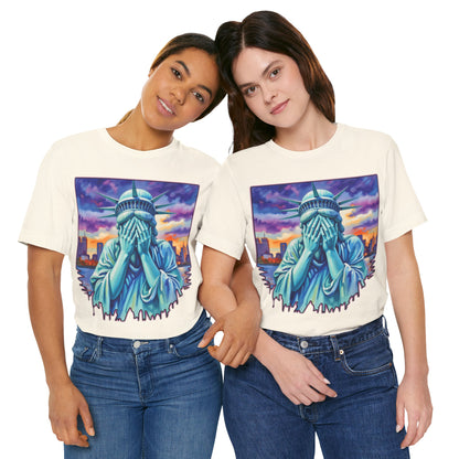 Lady Liberty Crying Tee